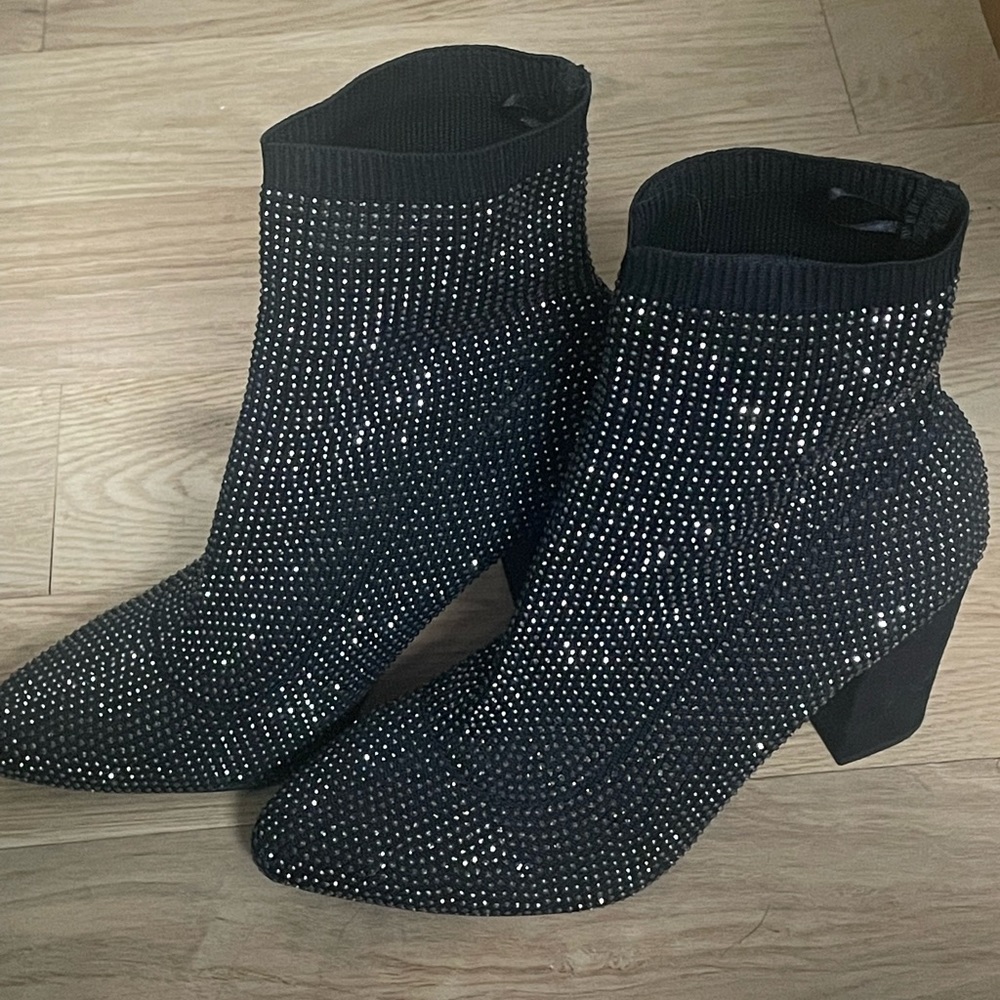 Wild Pair Sparkle Sock Booties